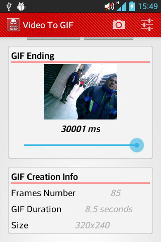 تطبيق Video To GIF لتحويل الفيديو إلى صور متحركة