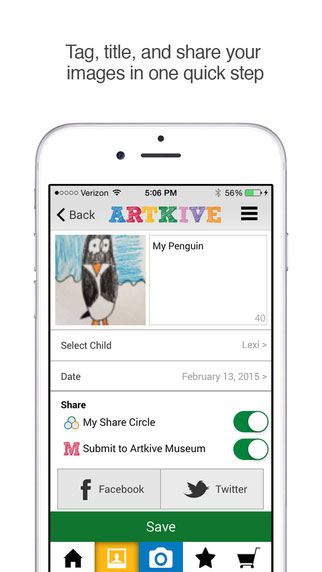 تطبيق Artkive لحفظ رسومات الأطفال ومشاركتها