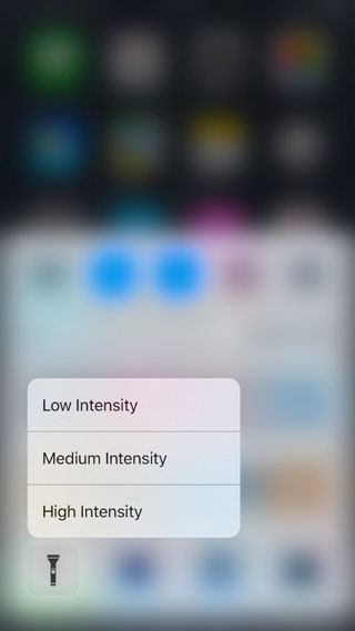 الفلاش أصبح يدعم الضغط المطول أو 3D Touch