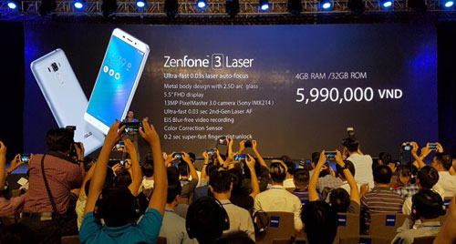 شركة Asus تكشف رسميا عن Zenfone 3 Laser و Zenfone 3 Max