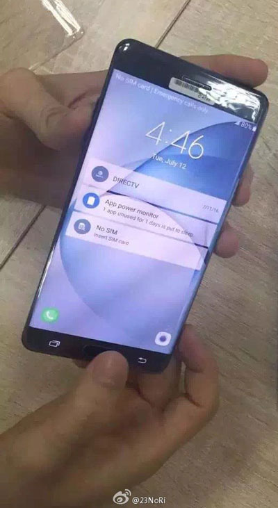 مرة أخرى: صور جديدة مسربة لجهاز Galaxy Note 7