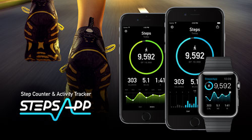 تطبيق الرائع Pedometer by StepsApp لمتابعة نشاطاتك الرياضية