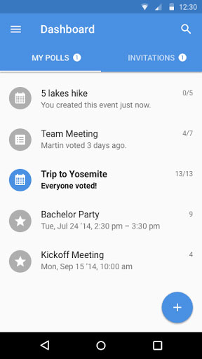 تطبيق Doodle: Schedule Maker لتنظيم الاجتماعات واللقاءات مع الاصدقاء