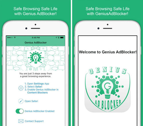 تطبيق Genius AdBlocker للتخلص من الإعلانات أثناء التصفح