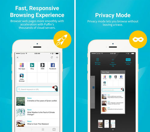 تطبيق Puffin Browser Pro متصفح احترافي بمزايا كثيرة