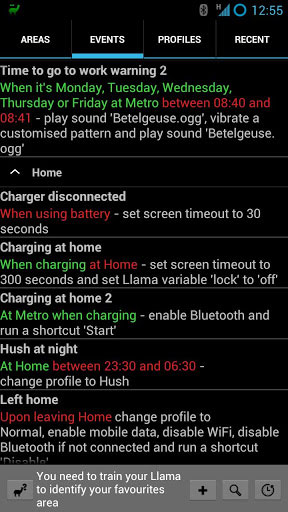تطبيق Llama يقوم بتغيير وضع جهازك بحسب المكان