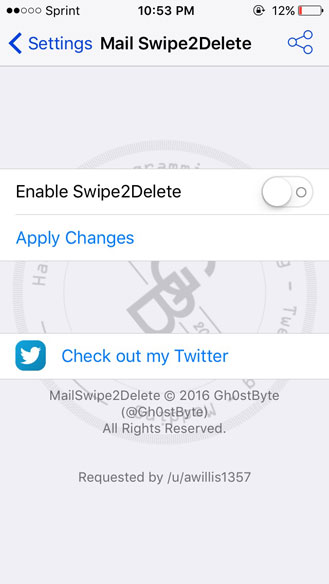 أداة Mail Swipe2Delete لحذف الإيميلات بالسحب مباشرة