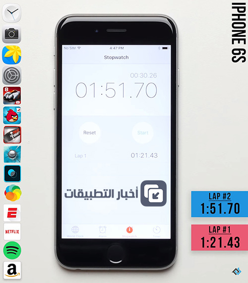 اختبار السرعة : iPhone 6s ضد Galaxy Note 7 - أيهما أسرع ؟!