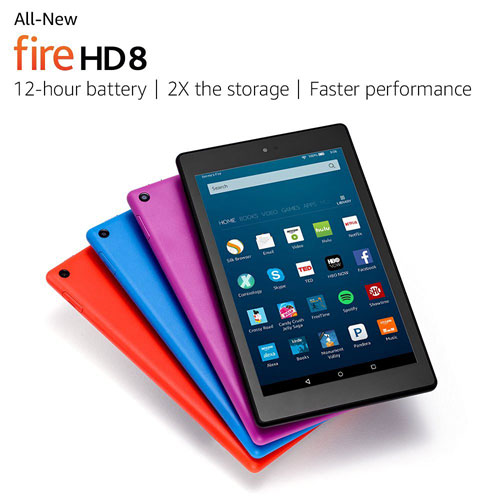 أمازون تكشف رسميا عن الجهاز اللوحي Fire HD 8، تعرفوا عليه