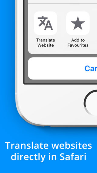 تطبيق Website Translate for Safari