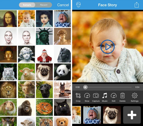 تطبيق Face Story لإنشاء صور متحركة مميزة