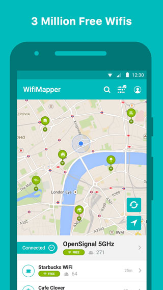 تطبيق WifiMapper الذي سيدلك على شبكات الواي فاي المفتوحة