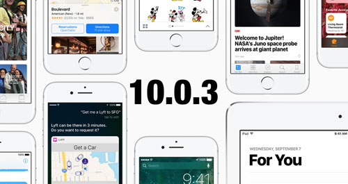 آبل تطلق تحديث iOS 10.0.3 للأيفون 7 و 7 بلس لحل مشكلة الإتصال بالشبكة الخلوية