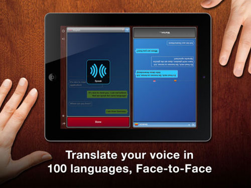 تطبيق TableTop Translator مترجم صوتي للآيباد