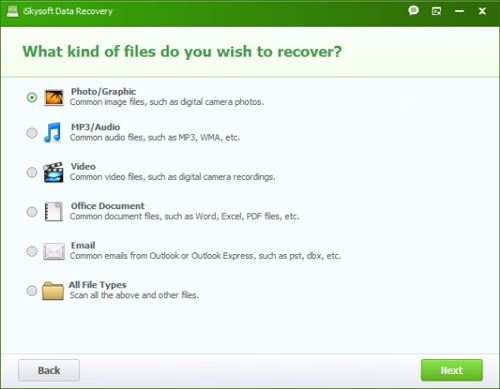 برنامج iSkysoft Data Recovery