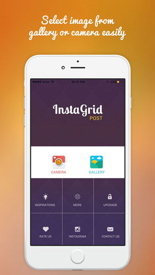 تطبيق Insta Grid Post لتقسيم الصور ورفعها بحجمها الكامل لانستغرام