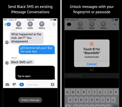 تطبيق Black SMS لحماية رسائلك الخاصة