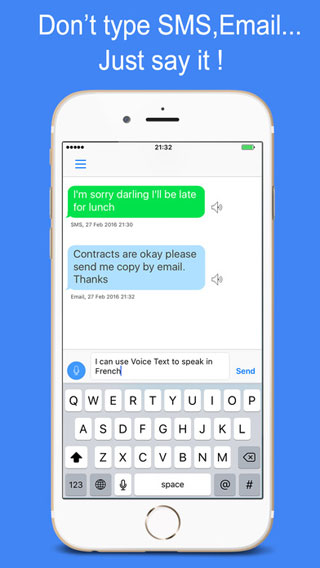 تطبيق Voice Text لتحويل الكلام إلى كتابة وترجمته لعدة لغات