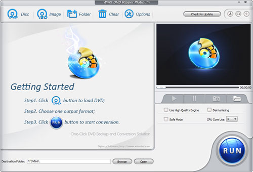 برنامج WinX DVD Ripper Platinum