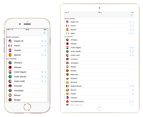 تطبيق Voice Translate لتحويل الأصوات إلى كتابة وترجمتها