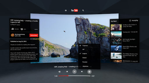 تطبيق YouTube VR لمشاهدة يوتوب بتقنية الواقع الافتراضي