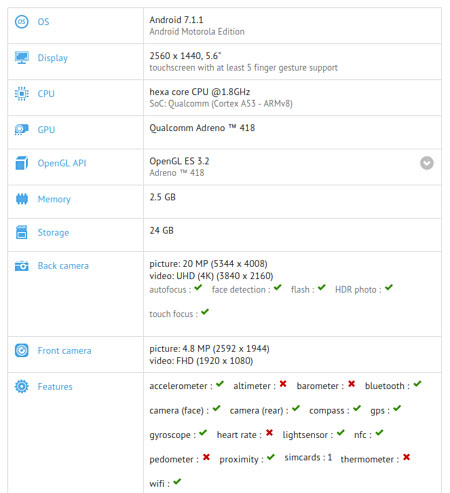 رصد هاتف Moto X Style يعمل بنظام الأندرويد 7.1.1