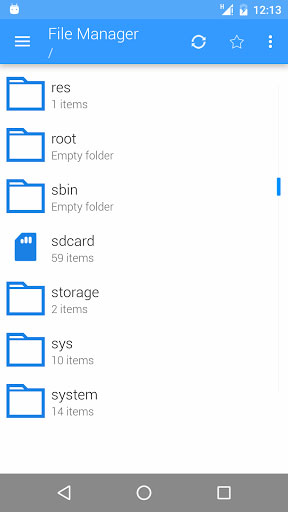 تطبيق File Manager لإدارة الملفات بواجهة سهلة