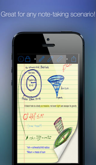 تطبيق Sketchworthy لرسم المخططات يدويا 