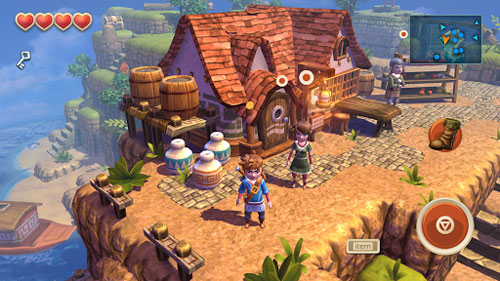 لعبة المغامرات والفانتازيا Oceanhorn ممتعة ومسلية