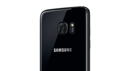 هاتف جالكسي S7 ادج متوفر الآن باللون الأسود اللامع !