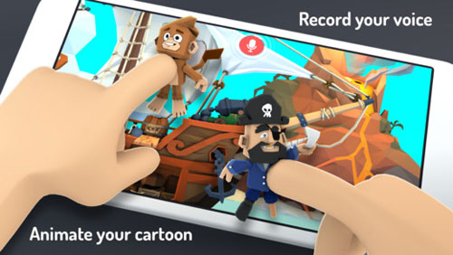 تطبيق Toontastic 3D من جوجل - لإنشاء أفلام كرتونية مميزة