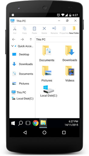 تطبيق Win 10 File Manager لتصفح الملفات كأنك على الوندوز