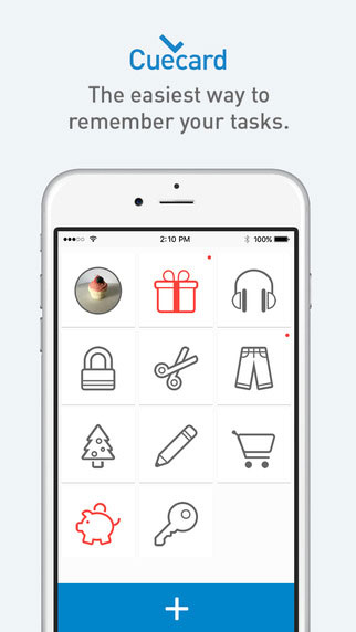 تطبيق Cuecard للتذكير بالأعمال اليومية