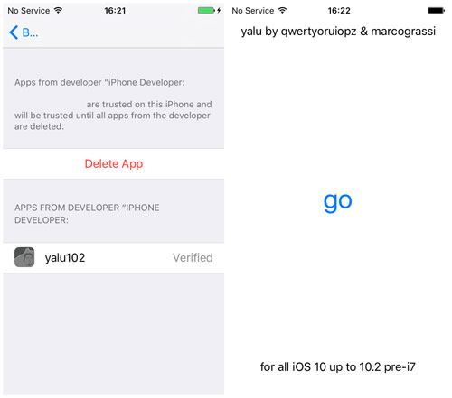 شرح تثبيت جيلبريك iOS 10 لبعض الأجهزة فقط