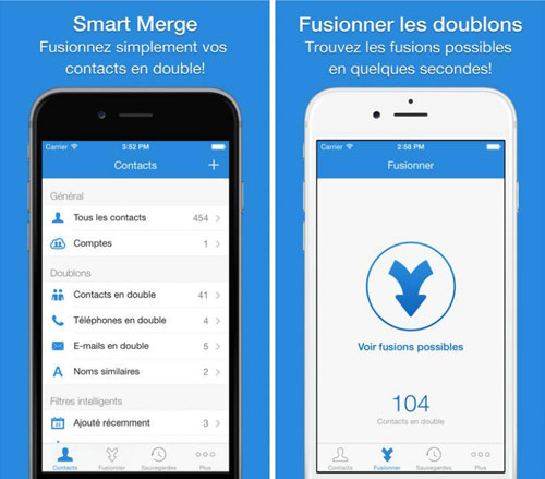 تطبيق Smart Merge Pro لإدارة جهات الاتصال