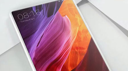 بالصور - النسخة البيضاء من هاتف Xiaomi Mi Mix بشاشة كاملة بدون حواف !