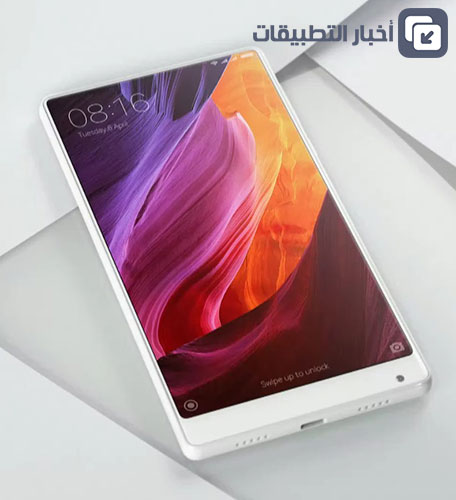 بالصور - النسخة البيضاء من هاتف Xiaomi Mi Mix بشاشة كاملة بدون حواف !