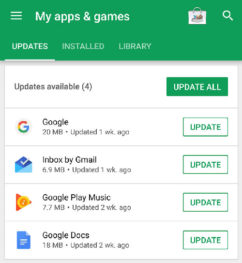 صور واجهة متجر Play Store على الأندرويد قريبا