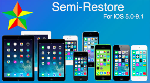شرح: SemiRestore إعادة تثبيت النظام دون فقدان الجيلبريك لـ iOS 9