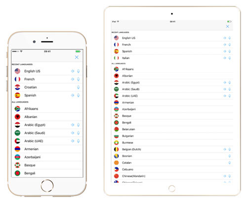 تطبيق Voice Translate لترجمة الأصوات مع دعم العربية