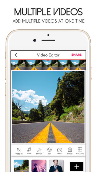 تطبيق Video Merger لدمج ومونتاج الصور ومقاطع الفيديو - مزايا احترافية