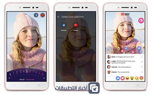 هاتف Asus ZenFone Live - هاتف ذكي لهواة السيلفي و البث المباشر بالفيديو !