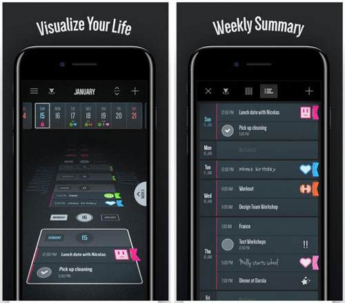 تطبيق Vantage Calendar تقويم بطريقة عرض عصرية
