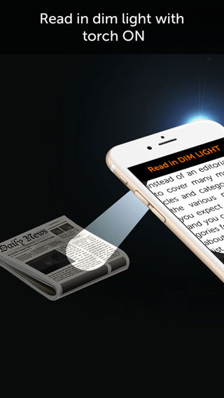 تطبيق Magnifier Flash لقراءة الكتابات الصغيرة