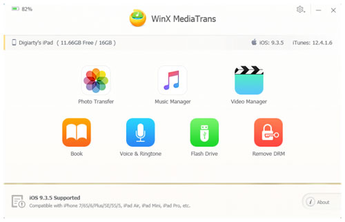 برنامج WinX MediaTrans لنقل مقاطع الفيديو المحمية للأيفون