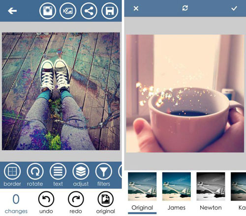 تطبيق InstaBlender لإضافة المؤثرات لصور انستغرام
