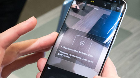 تلميح - جالاكسي S8 سيطلب منك تنظيف الكاميرا عندما تتسخ !