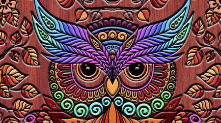 تطبيق Coloring Owl لتصميم غلاف هاتفك أو كوبك المفضل أو قميصك - مميز