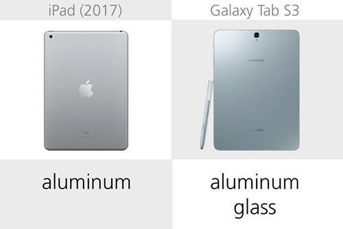 مقارنة - iPad 2017 ضد Galaxy Tab S3 : أيهما أفضل ؟!