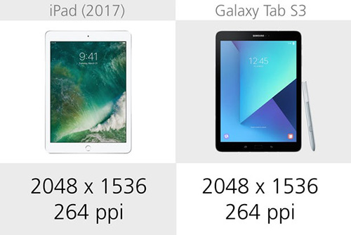 مقارنة - iPad 2017 ضد Galaxy Tab S3 : أيهما أفضل ؟!